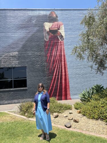 The beautiful Christ mural